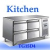 1.5m Undercounter Refrigerator With 4Drawers TG15D4