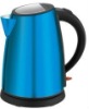 1.7L blue color stainless steel electric kettle