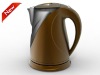 1.8L coffee color plastic electric tea kettle