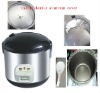 1.8L deluxe cooker(match white handle,with steam hole)