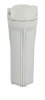 10" home water filter,white body,white cap,brass/plastic thread