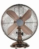 10 inch electric metal desk fan chrome painting China