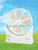 10" mini battery operated fan Rechargeable fan  with LED lights & radio XTC-088C