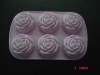 100% pure&safe 6 Cup silicone bakeware