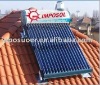 100L integrated low pressure colourful steel solar water heater