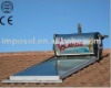 100L low pressure copper aluminum panel solar water heater