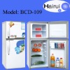 109L Double door refrigerator white