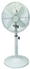 12 inch metal stand fan chrome or coating color