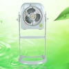 12" stand battery operated fan,rechargeable fan with light XTC-1226A pedestal fan