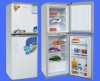 158L Double door top freezer down cooler refrigerator