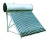 180L compact copper heat pipe pressurized solar water heater