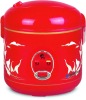 2.2L red eluxe colored pattern rice cooker