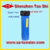 20" RO filter bottle with 3/4" pore-fat blue housing