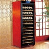 2011 hot sell 330L wooden wine cooler with shelves