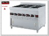 2011 year new 6-burners Gas Range with cabinet