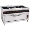 2011 year new 8-burners gas range with gas over