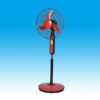 2012 hot sale 16 inch rechargeable fan rechargeable emergency fan with light