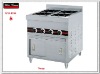 2012 year new 4-head Gas Range with cabinet