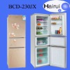230L Three glass door refrigerator