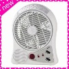 24 LEDS FM Radio Rechargeable Commercial Fan