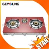 3 BURNERS GLASS TOP GAS STOVE