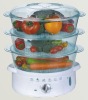 3 Plastic Layers Food Steamer with CE EMC GS LFGB ROHS CCC