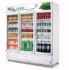 3 doors upright display freezer(double layer tempered glass)