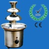3 tiers 40cm stainless steel home chocolate fountain