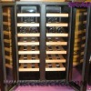 32 Bottles Two Zone Wine Cabinet Fridge with Bar Handle
