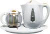 360 degree rotation plastic electric kettle set
