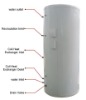 400L twin coil solar water tank