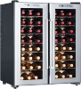 48 bottles Single Temperature Thermoelectric Black Frame Wine Cellar
