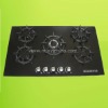 5 burner Built-in Type,Black Tempered Glass Panel,Gas cooktops NY-QB5015