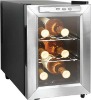 6 bottles Sliver Painted Thermoelectric Wine Coolers