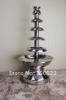 6 layers high-grade stainless steel automatical chocolate fountain