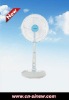 AC/DC Emergency rechargeable stand fan