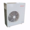 Air to water side discharge heat pump