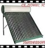 Anti-corrosion vcuum tube compact solar powered water heater for tropical use 200L