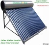 BEST SELLER solar water heater,200 Liters with stainless steel outer tank,purple golden vacuum tube