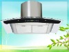 Black Glass 90CM Range Hood