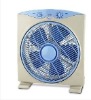 Box fan with timer
