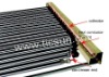 CE Approved heat pipe pressurized solar water heater