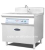 CE certified 12kW Six burners stainless steel shell commercial induction hotel/restaurance noodle catering appliance