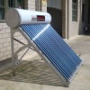 CE non-pressurized solar water heater