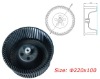 Centrifugal wheel fan blades (220x100-10)