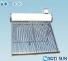 Coils solar water heater with assistant tank