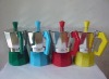 Coloured Aluminum Coffee Maker