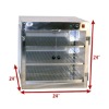 Commercial Food Warmer Stainless Steel Countertop Pizza Display 600W