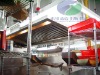 Commercial Kitchen Exhaust Canopy Hood with Built-in Electrostatic Air Cleaners (ESP)