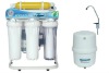 Commercial Reverse Osmosis Water Purification Treatment System, 6 stage RO system with steel shelf.